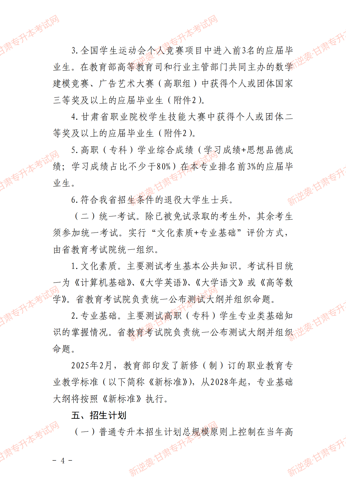 甘肃专升本考试网